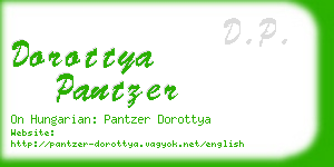 dorottya pantzer business card